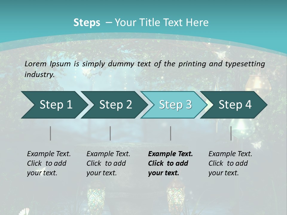Lampion Latarnia Magiczny PowerPoint Template
