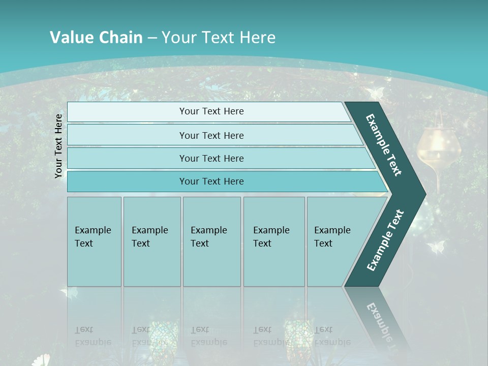 Lampion Latarnia Magiczny PowerPoint Template