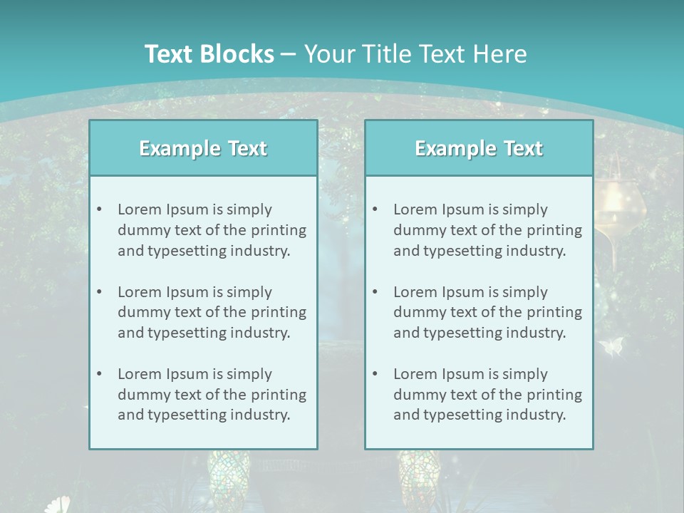 Lampion Latarnia Magiczny PowerPoint Template