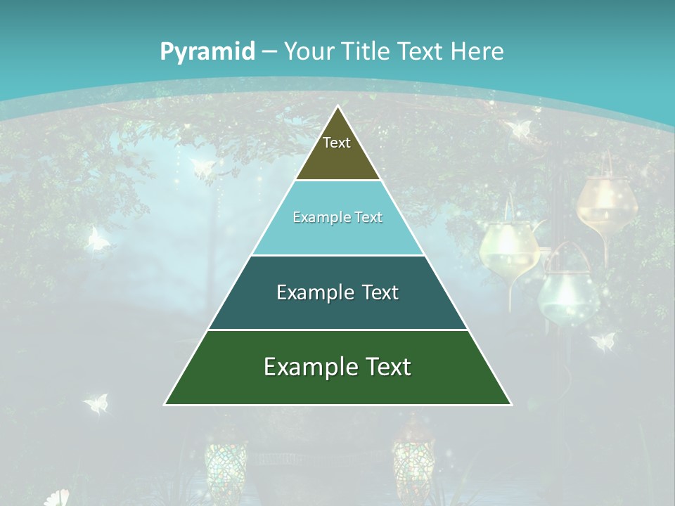 Lampion Latarnia Magiczny PowerPoint Template