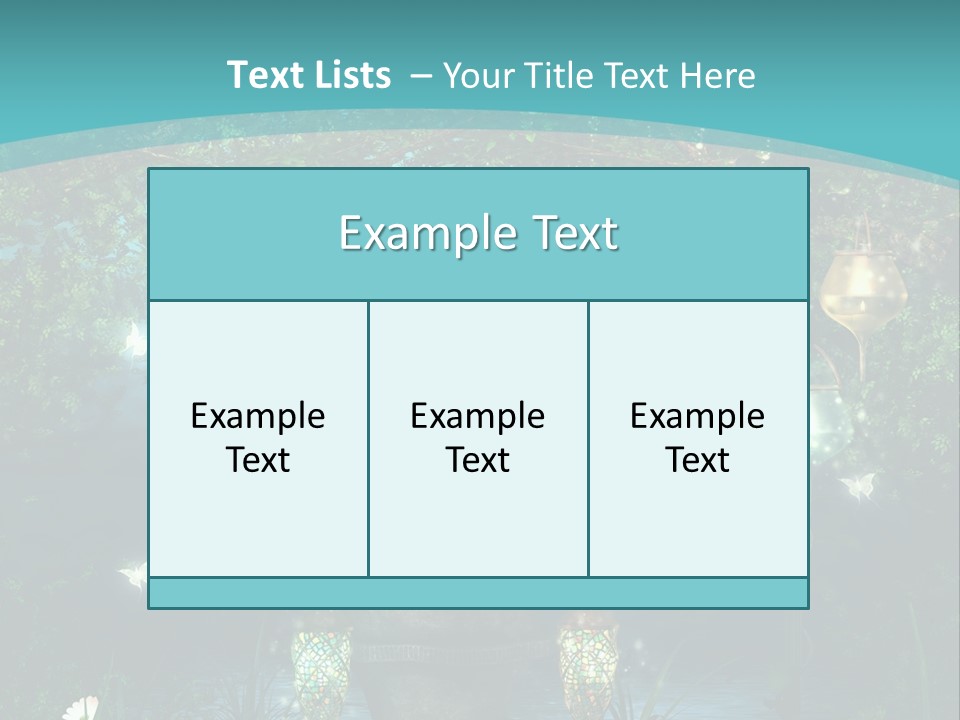 Lampion Latarnia Magiczny PowerPoint Template
