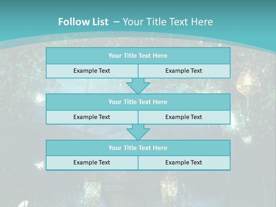 Lampion Latarnia Magiczny PowerPoint Template