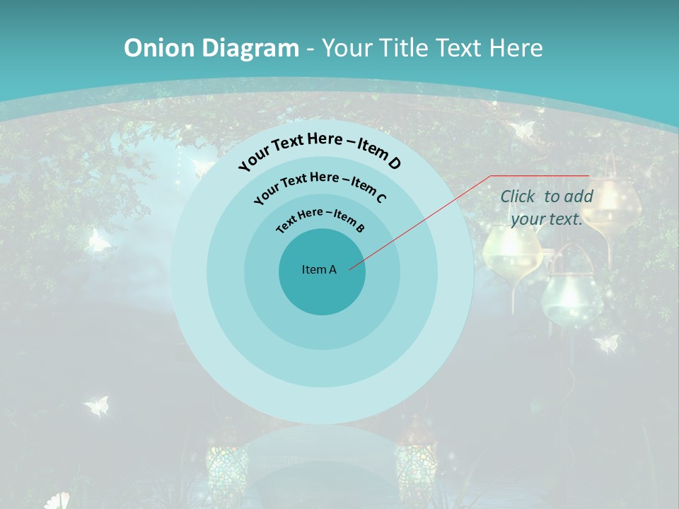 Lampion Latarnia Magiczny PowerPoint Template