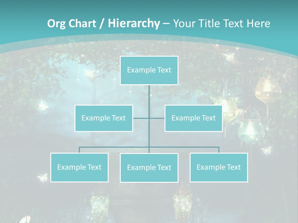 Lampion Latarnia Magiczny PowerPoint Template