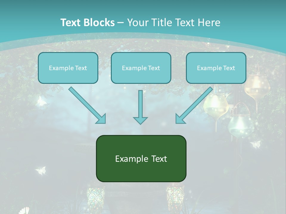 Lampion Latarnia Magiczny PowerPoint Template