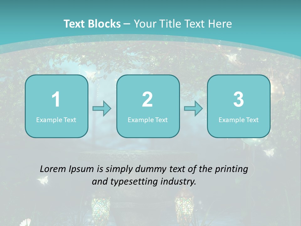 Lampion Latarnia Magiczny PowerPoint Template