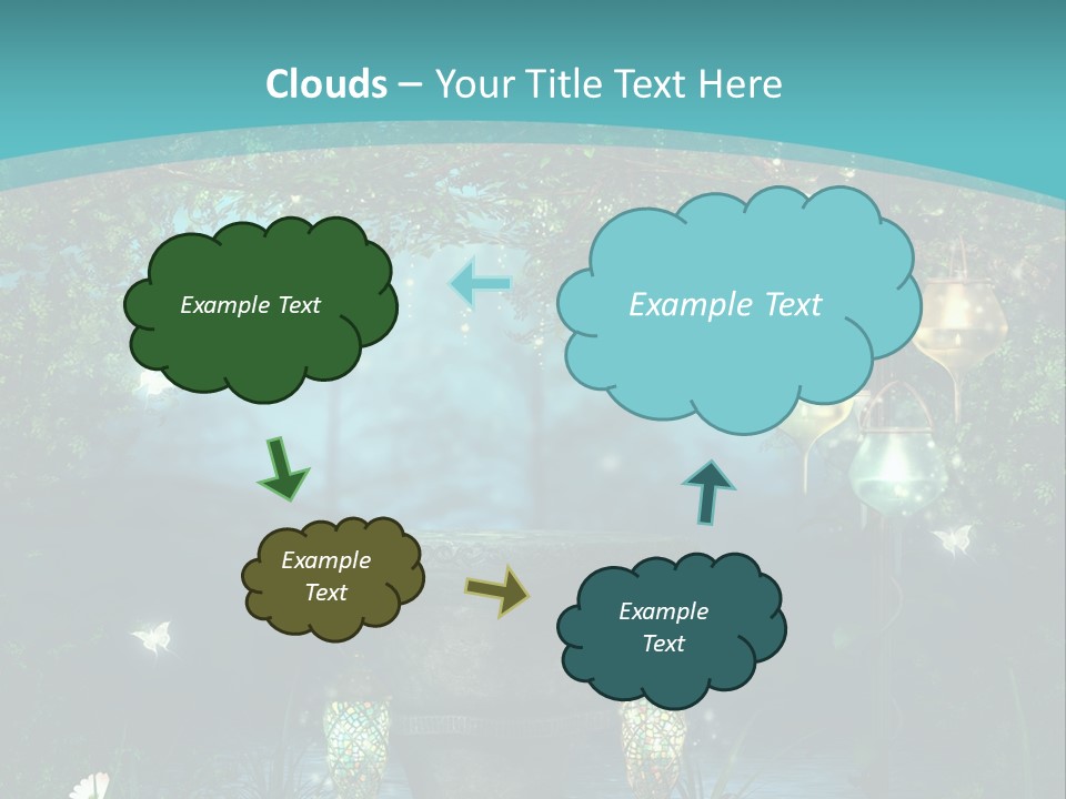 Lampion Latarnia Magiczny PowerPoint Template