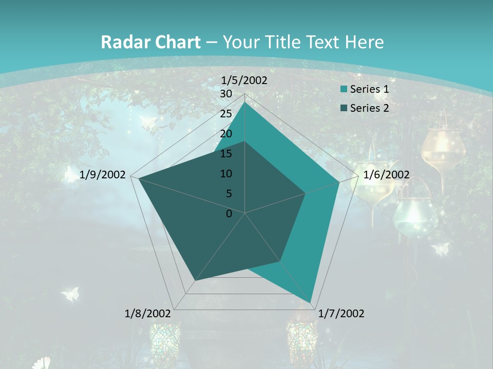 Lampion Latarnia Magiczny PowerPoint Template