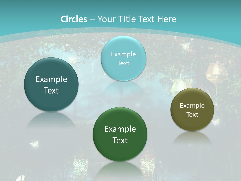 Lampion Latarnia Magiczny PowerPoint Template