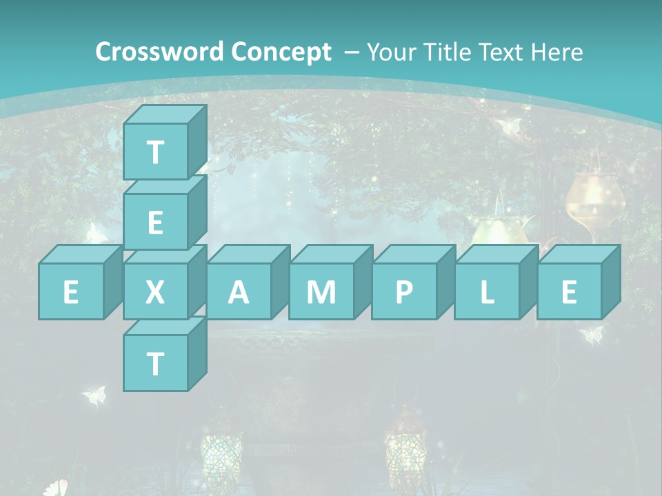 Lampion Latarnia Magiczny PowerPoint Template