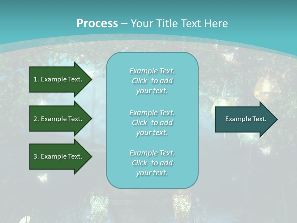 Lampion Latarnia Magiczny PowerPoint Template