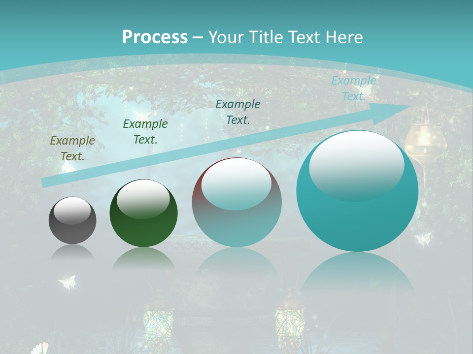 Lampion Latarnia Magiczny PowerPoint Template