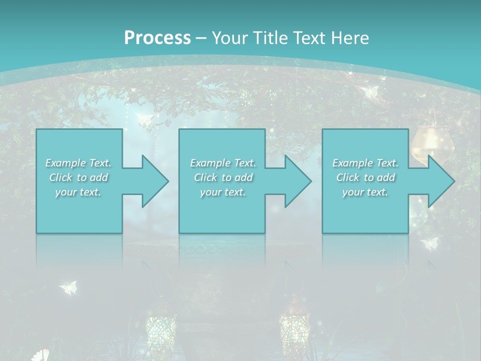 Lampion Latarnia Magiczny PowerPoint Template