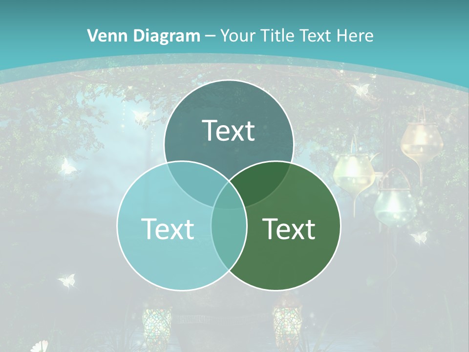 Lampion Latarnia Magiczny PowerPoint Template