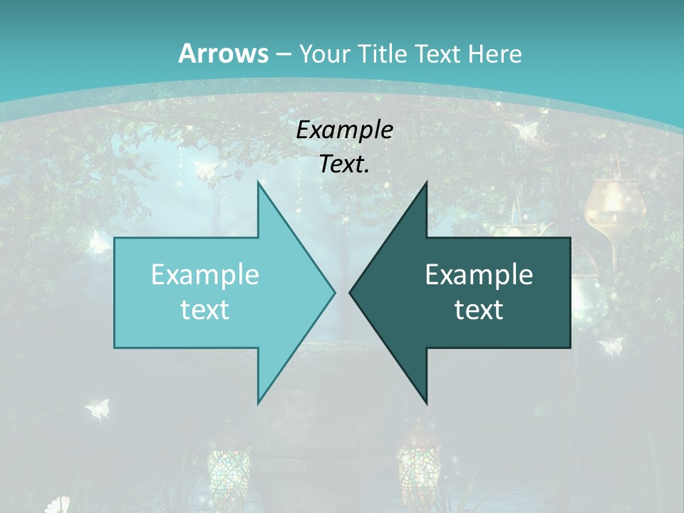 Lampion Latarnia Magiczny PowerPoint Template