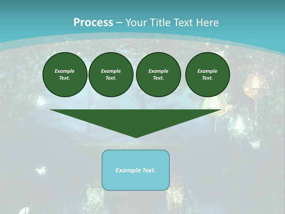 Lampion Latarnia Magiczny PowerPoint Template