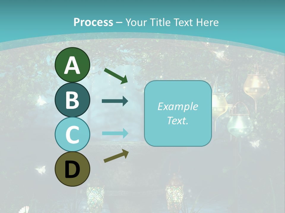 Lampion Latarnia Magiczny PowerPoint Template