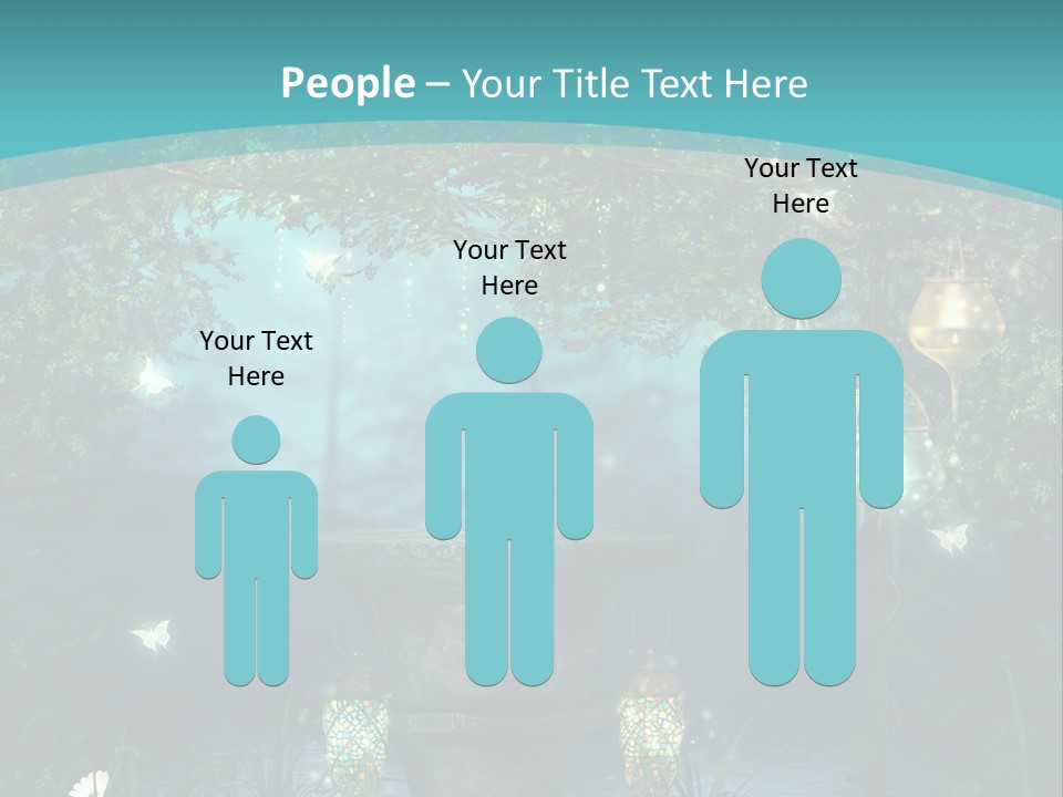 Lampion Latarnia Magiczny PowerPoint Template