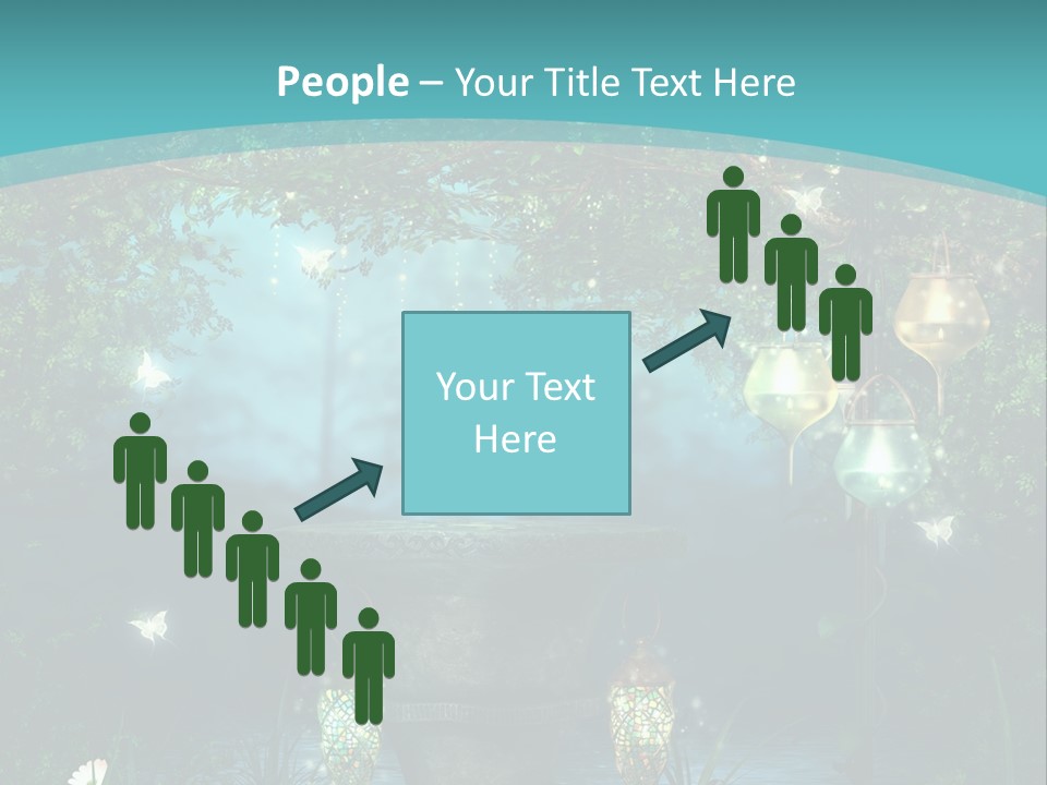 Lampion Latarnia Magiczny PowerPoint Template