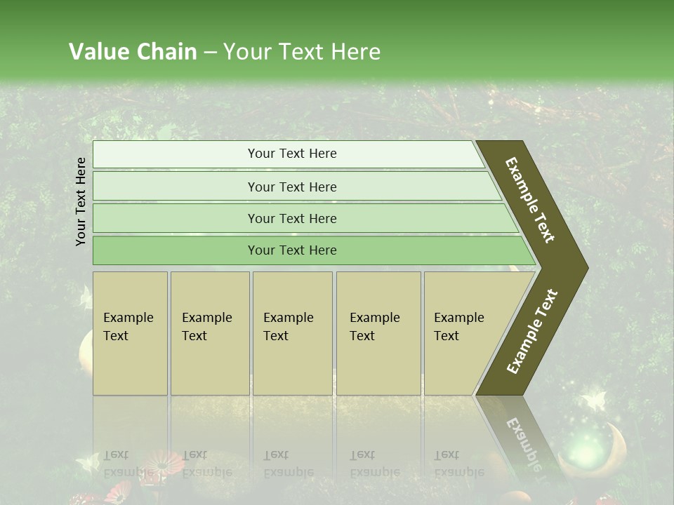 Magiczny Kamie Kwiat PowerPoint Template