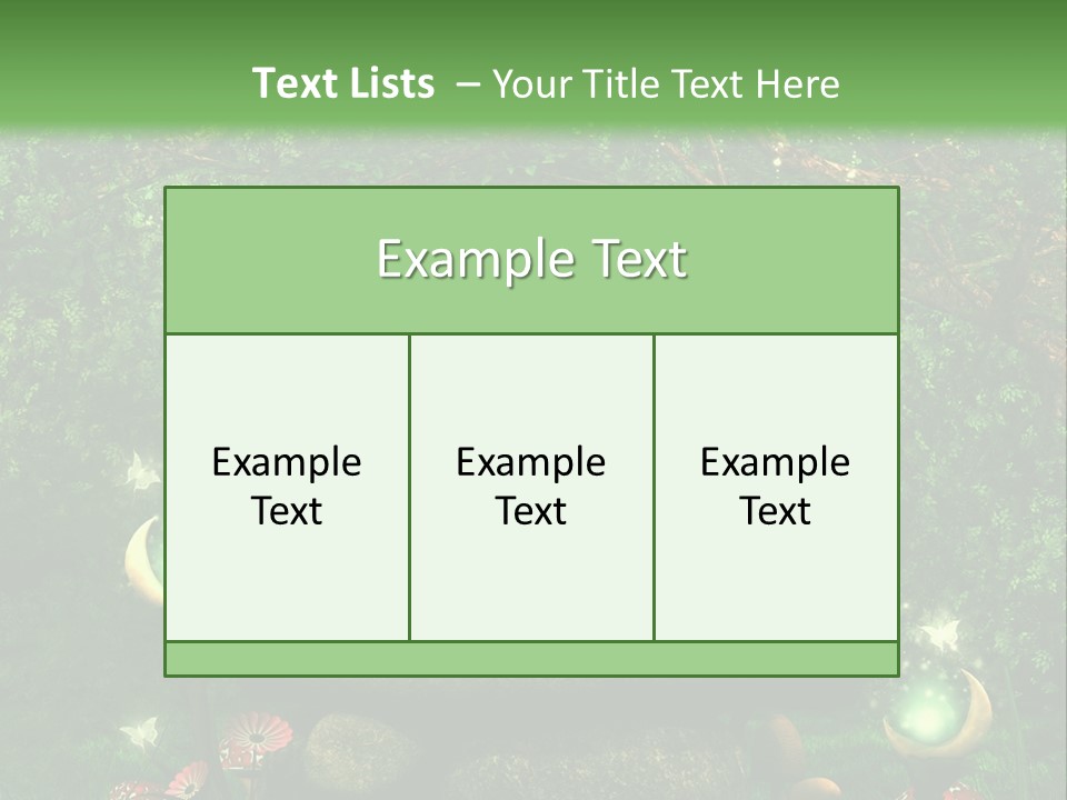 Magiczny Kamie Kwiat PowerPoint Template