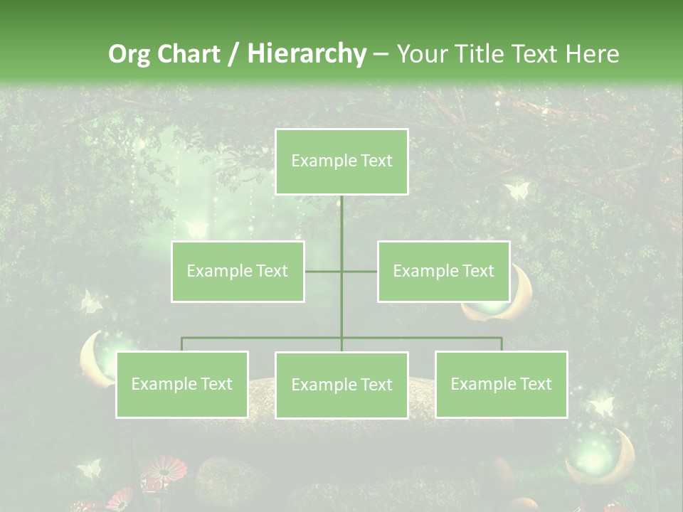 Magiczny Kamie Kwiat PowerPoint Template