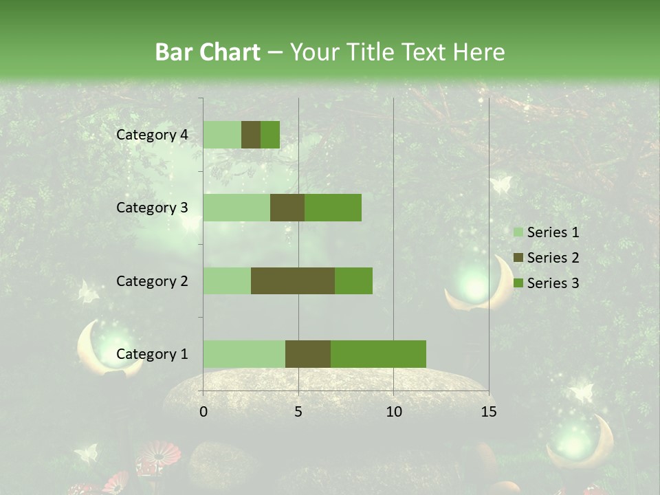 Magiczny Kamie Kwiat PowerPoint Template