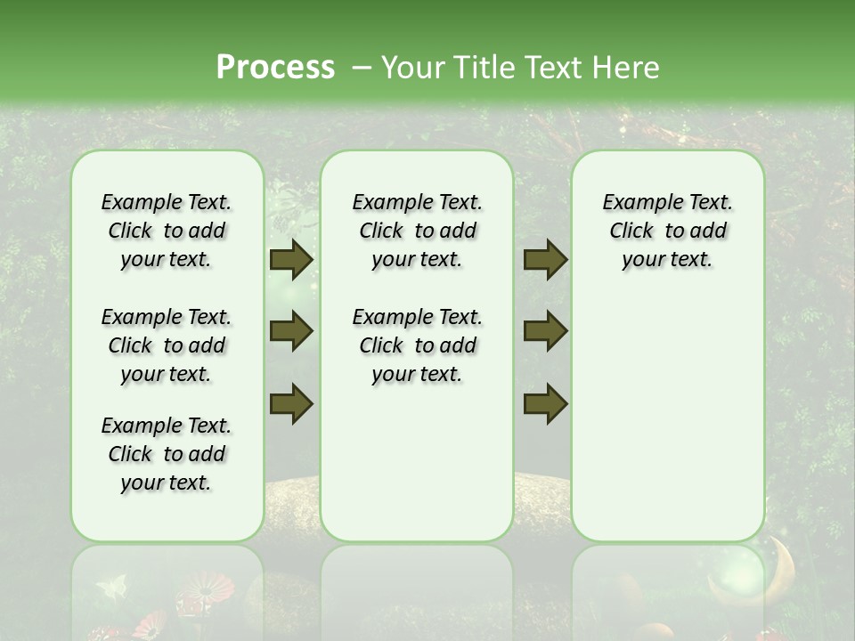 Magiczny Kamie Kwiat PowerPoint Template