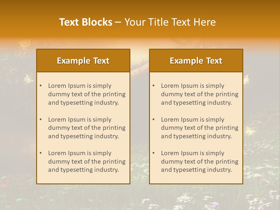 Kwiat Noc Motyl PowerPoint Template