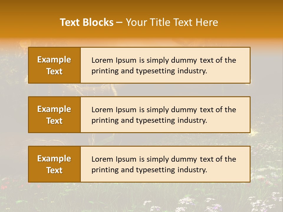 Kwiat Noc Motyl PowerPoint Template