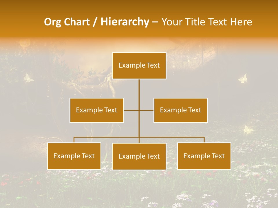 Kwiat Noc Motyl PowerPoint Template