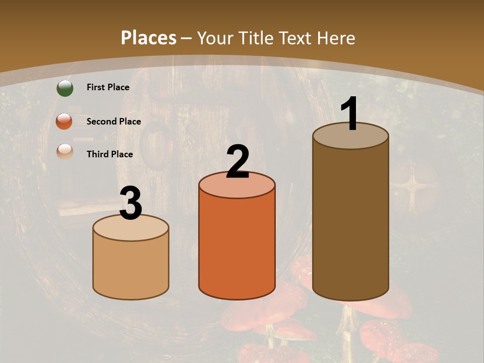 Grzyb Muchomor Fantasy PowerPoint Template
