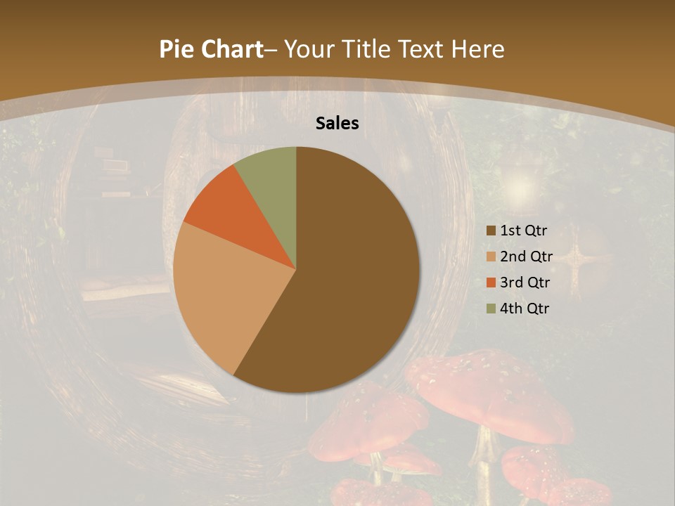 Grzyb Muchomor Fantasy PowerPoint Template