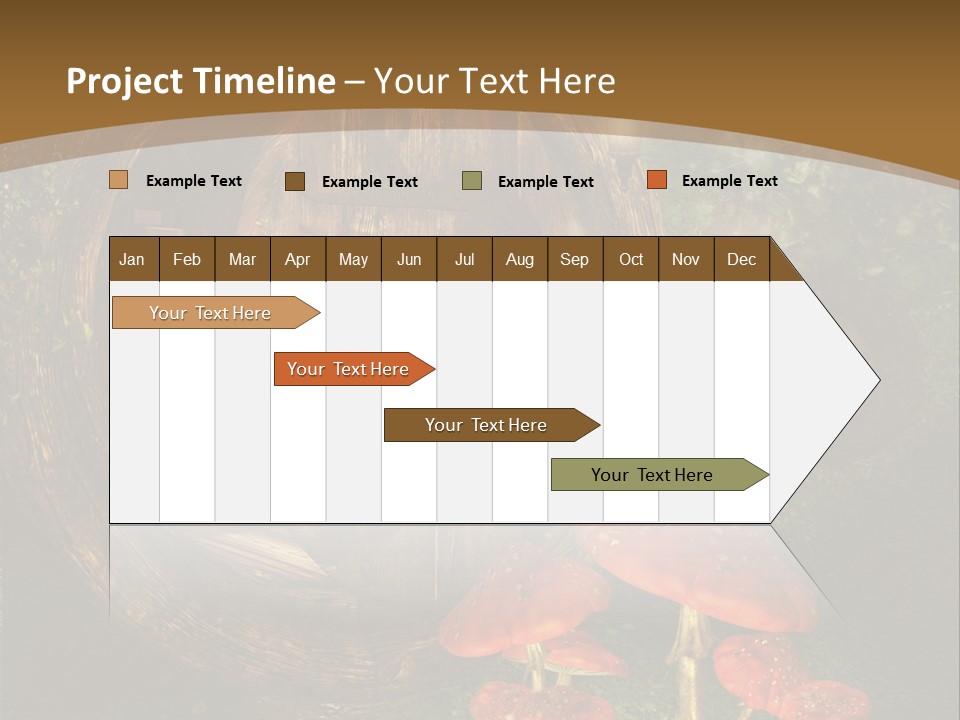 Grzyb Muchomor Fantasy PowerPoint Template