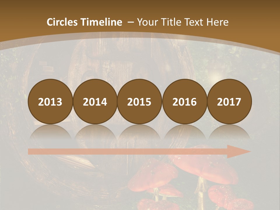 Grzyb Muchomor Fantasy PowerPoint Template