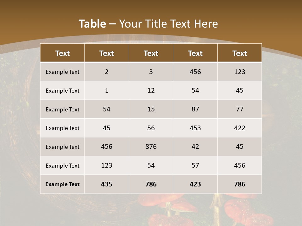 Grzyb Muchomor Fantasy PowerPoint Template