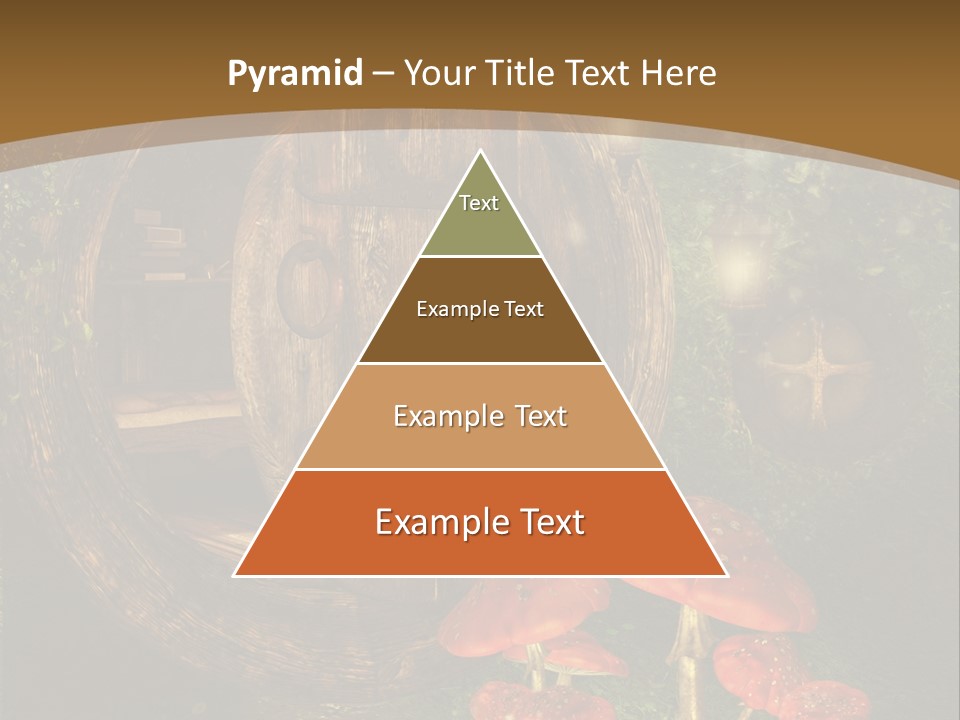 Grzyb Muchomor Fantasy PowerPoint Template
