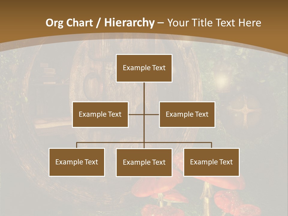 Grzyb Muchomor Fantasy PowerPoint Template