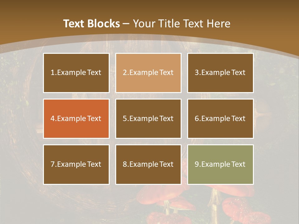 Grzyb Muchomor Fantasy PowerPoint Template