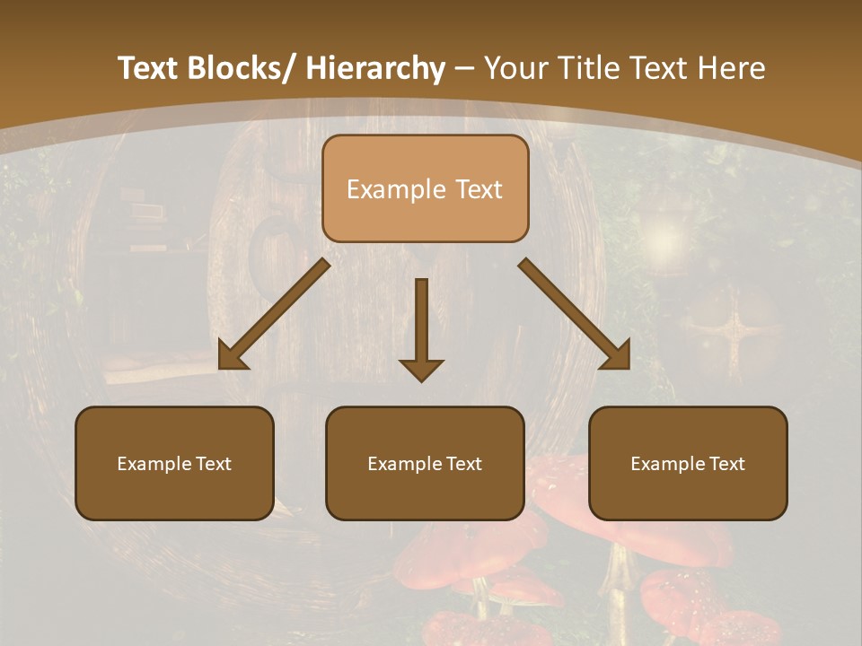 Grzyb Muchomor Fantasy PowerPoint Template