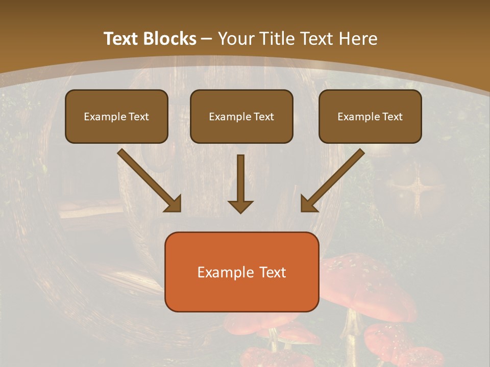 Grzyb Muchomor Fantasy PowerPoint Template