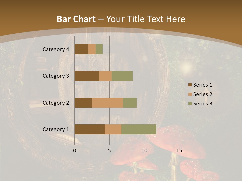 Grzyb Muchomor Fantasy PowerPoint Template