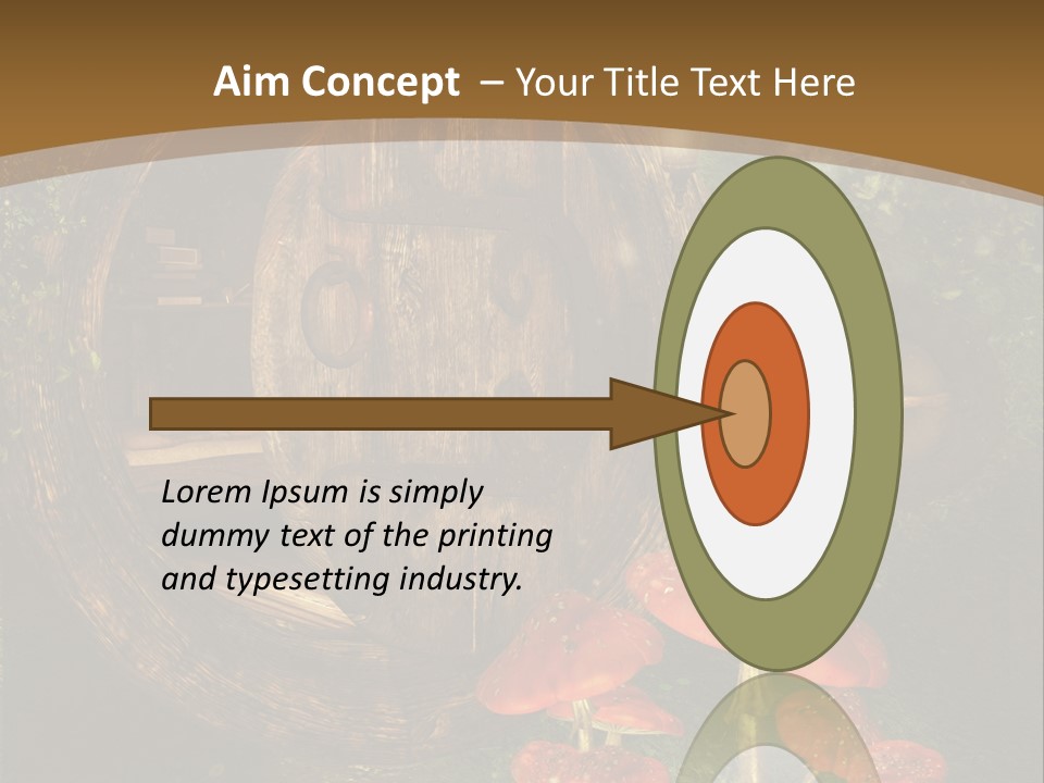 Grzyb Muchomor Fantasy PowerPoint Template