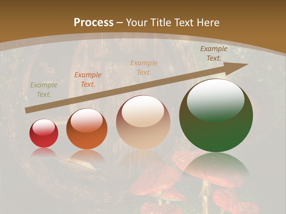 Grzyb Muchomor Fantasy PowerPoint Template