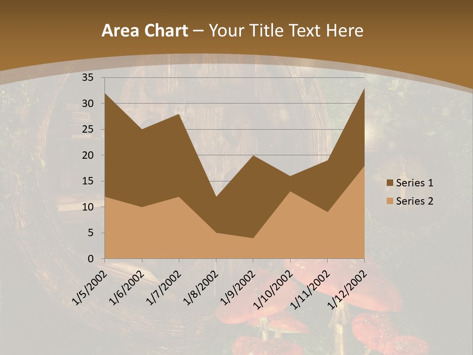 Grzyb Muchomor Fantasy PowerPoint Template