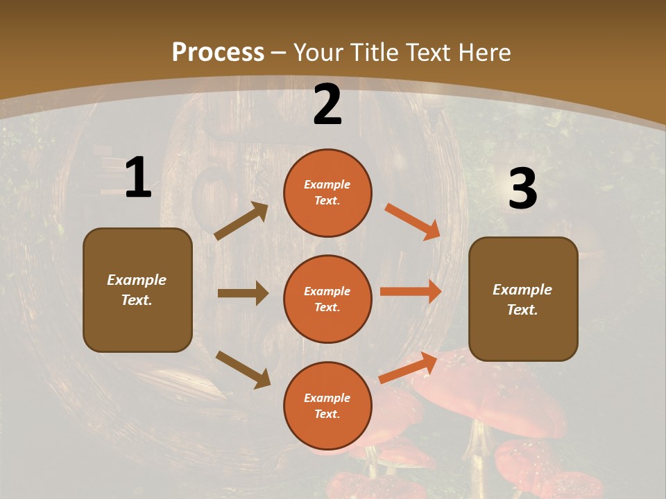 Grzyb Muchomor Fantasy PowerPoint Template