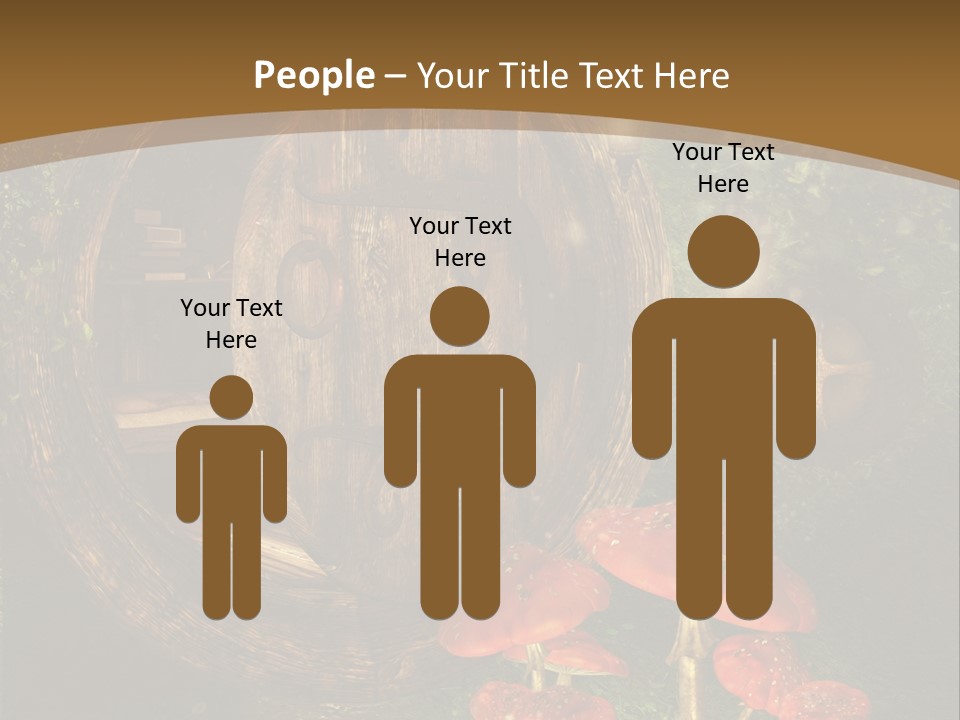 Grzyb Muchomor Fantasy PowerPoint Template