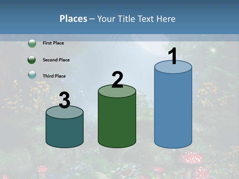 Muchomor Fantasy Zaczarowany PowerPoint Template