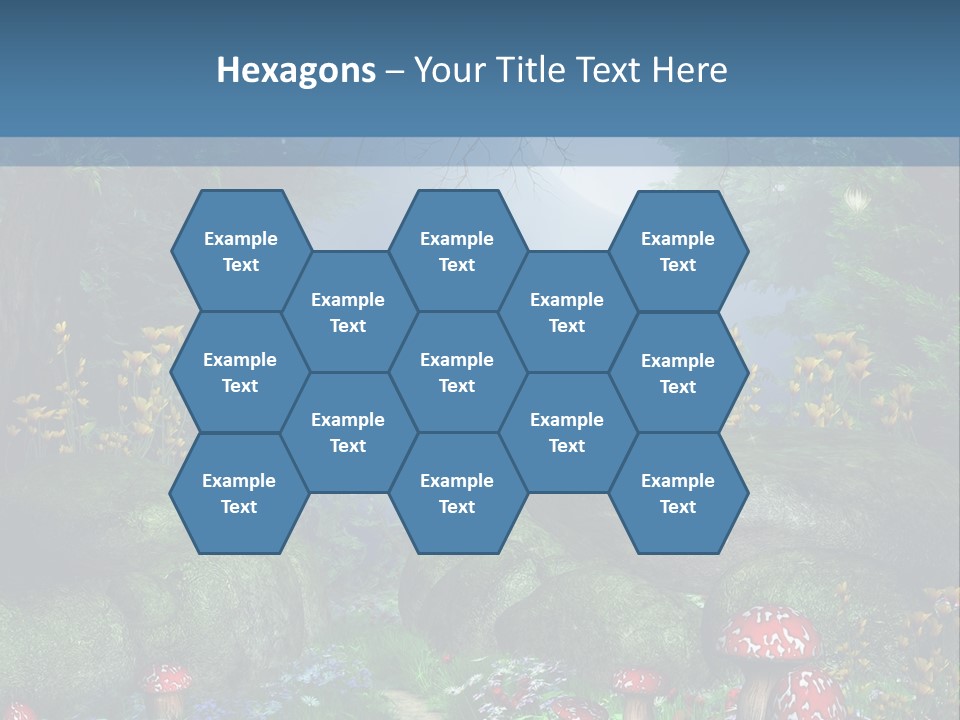 Muchomor Fantasy Zaczarowany PowerPoint Template