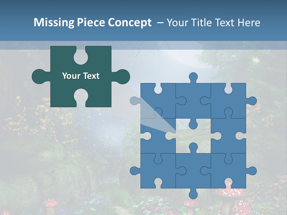 Muchomor Fantasy Zaczarowany PowerPoint Template